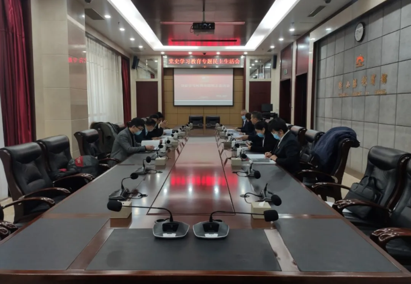 公海彩船集团 温泉集团党委班子召开党史学习教育专题民主生活会